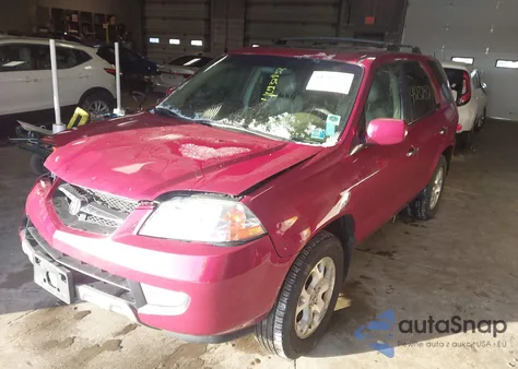 2002 Acura Mdx from USA, damaged, VIN 2HNYD18672H517875